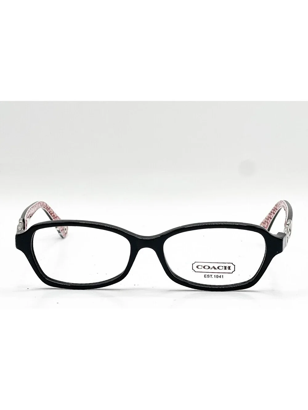 Coach Hc 6017 5034 Polished Black Authentic Eyeglasses 52-15-135